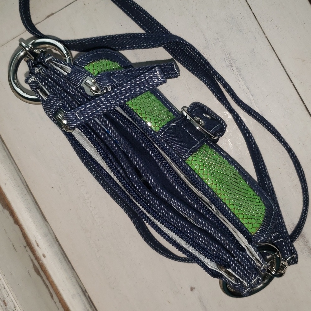 Whiting and David denim mesh bag - Picture 4 of 10